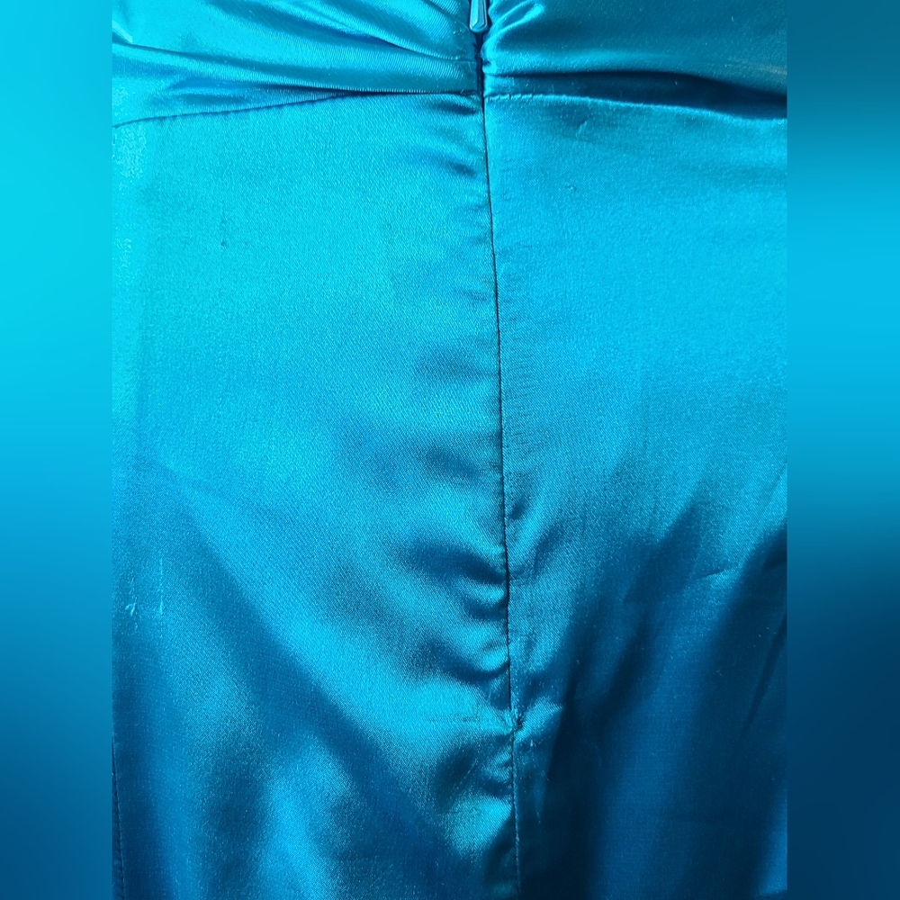 Showtime Collection Satin Formal Dress - Picture 6 of 7